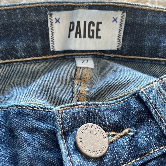 Paige verdugo ankle jean with raw hem size 27 - Picture 7 of 7